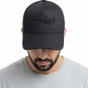 SBE3 Elegance Cap: Black on Black | 3D Signature