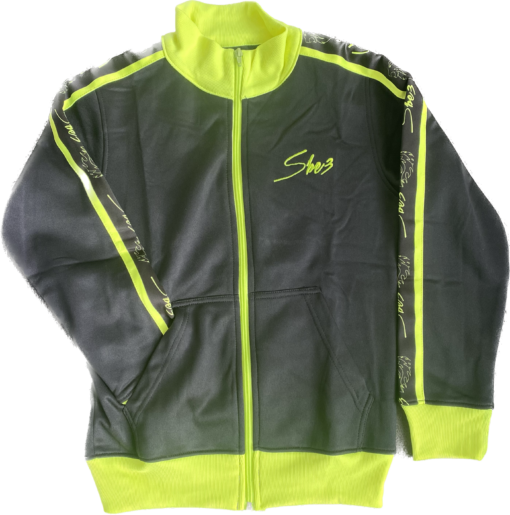 SBE3 Stylish and Durable Black-Neon Youth Lion Tracksuit sbe3.nl