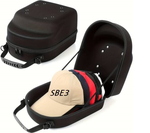 SBE3 Reiskoffer petten, baseball cap suitcase travel case Sbe3.nl