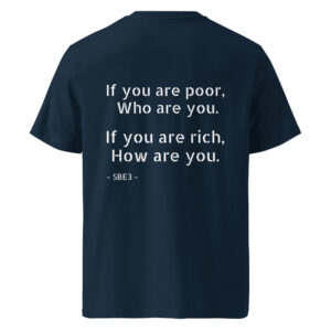 SBE3 Tee Organic Cotton Navy - If you are