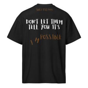 SBE3 Tee Oversized Black - Impossible