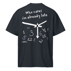 SBE3 Tee Oversized Navy - Who Cares